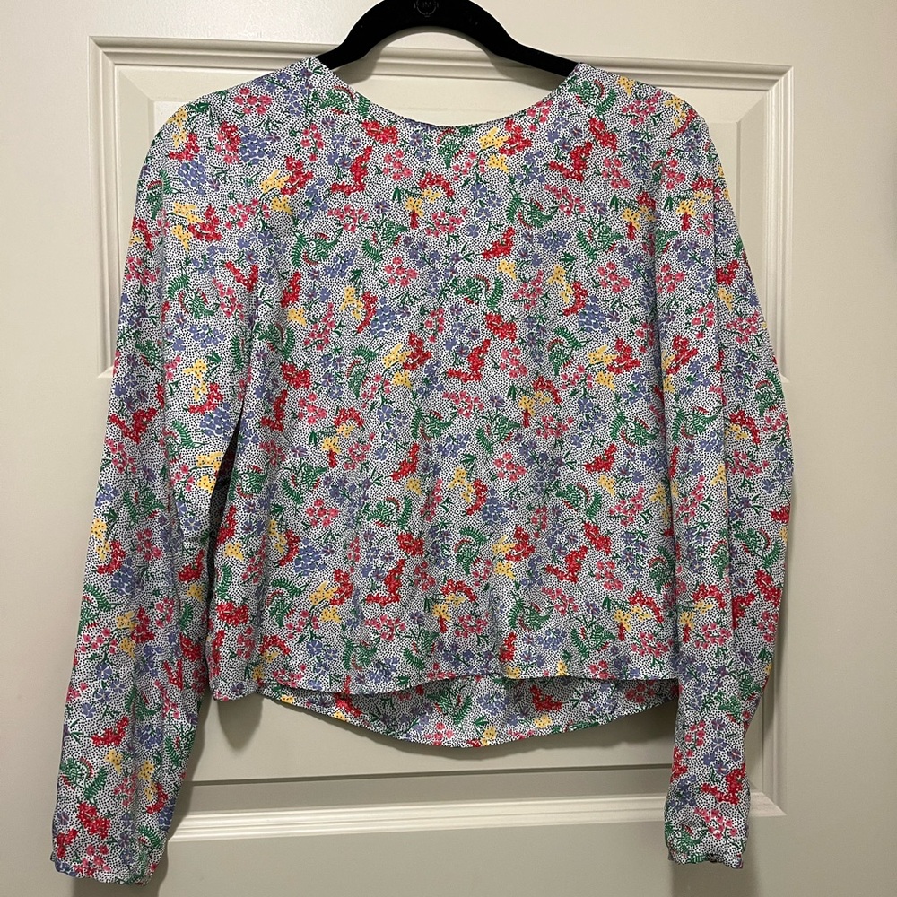 Zara Floral Crop Top